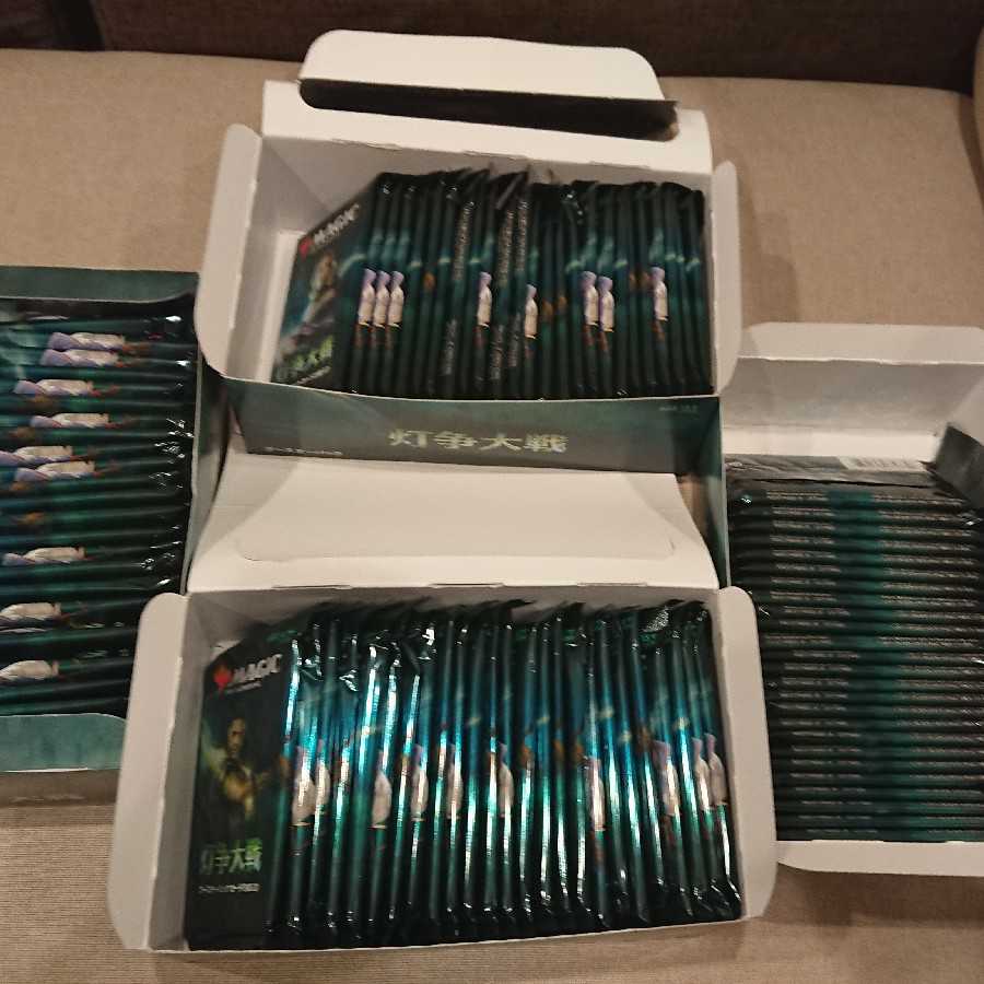 未開封 MTG 灯争大戦 日本語 ブースターパック 100+5パック