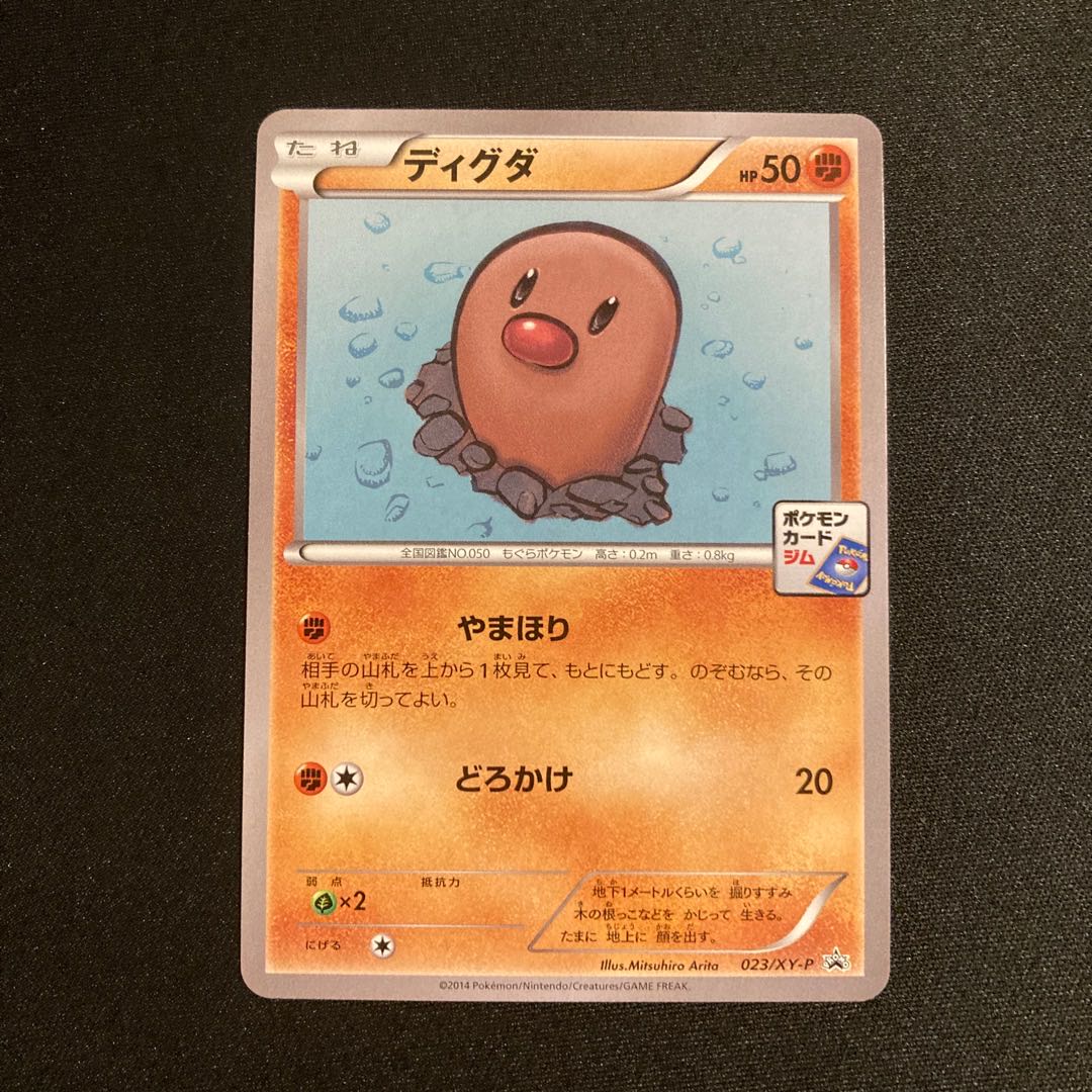 h57 Diglett Promo Pokémon Treasurer