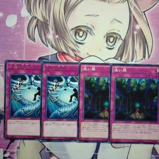 砂塵の大嵐2枚　迷い風2枚