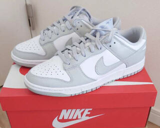 27.0cm Nike Dunk Low "Grey Fog" Grey Fog/Ho Wight DD1391-103 27cm