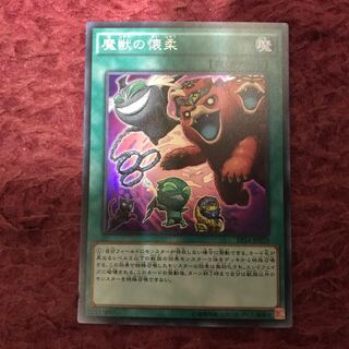 遊戯王 魔獣の懐柔 スーパー 1枚 美品
