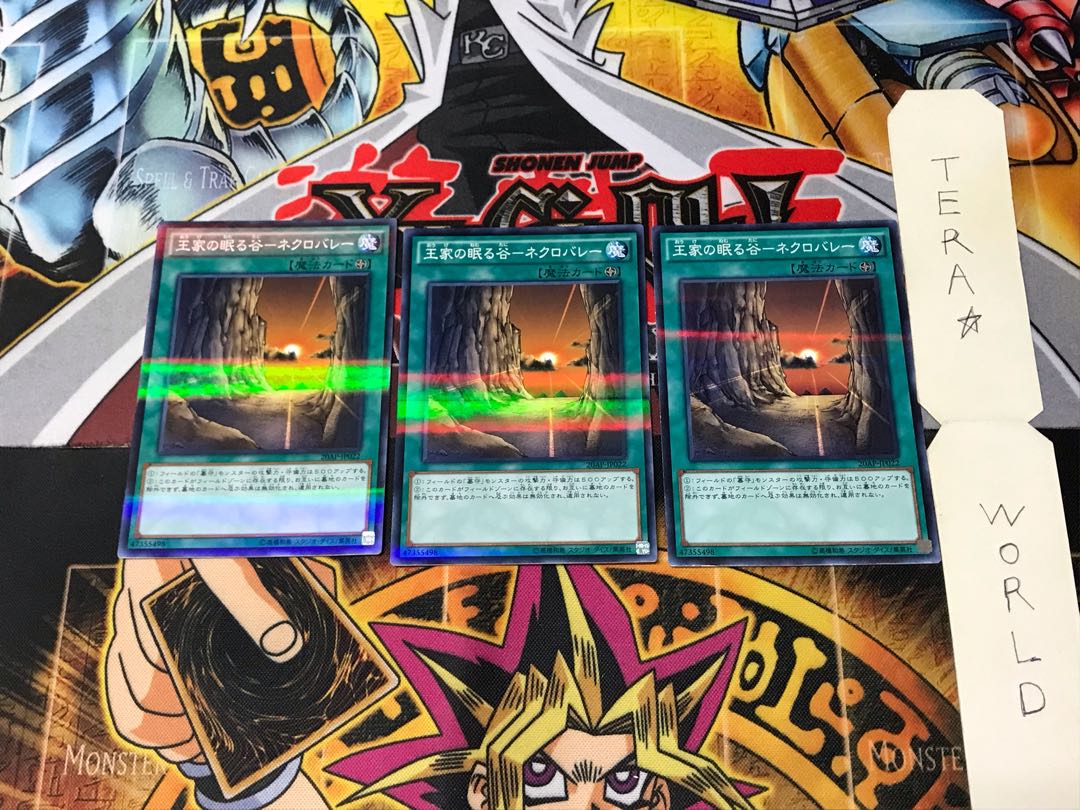 Valley of Sleep of Kings - Necro Valley 20AP 2 Normal Parallel Set of 3 Tera.