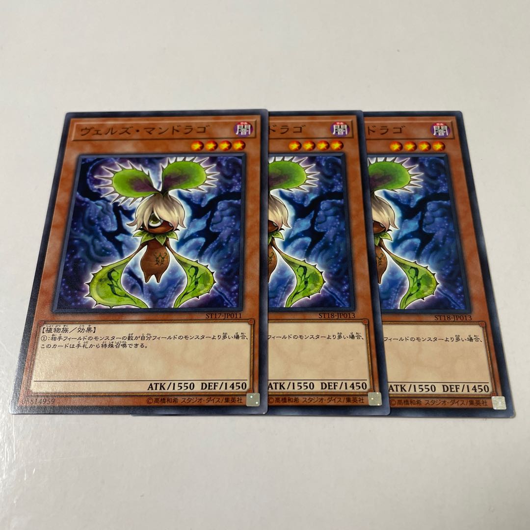 ヴェルズマンドラゴ 3枚