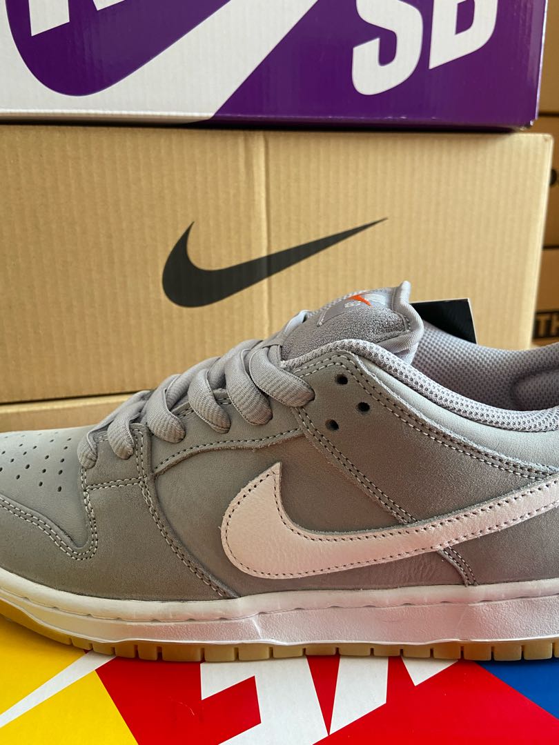 Nike SB Dunk Low Orange Rae Bianca "Gray Gum" Wolf Grey/HoWight/Gum DV5464-001 27cm