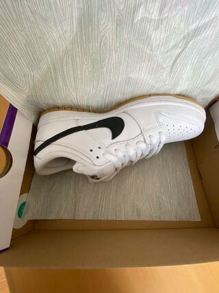 Nike SB Dunk Low Pro "Ho Wight/Black/Gum/Light Brown" CD2563-101 27cm