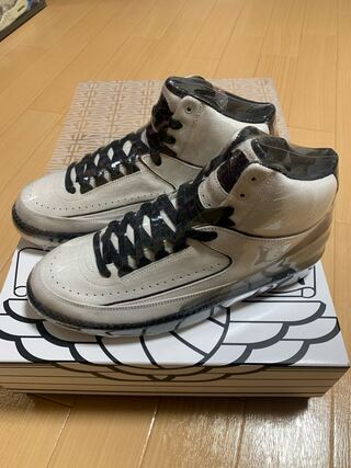 A Ma Maniere × Nike Air Jordan 2 "Airness/Sail and Burgundy" 29cm