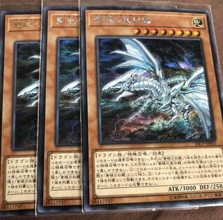青眼の亜白龍　シークレット　３枚