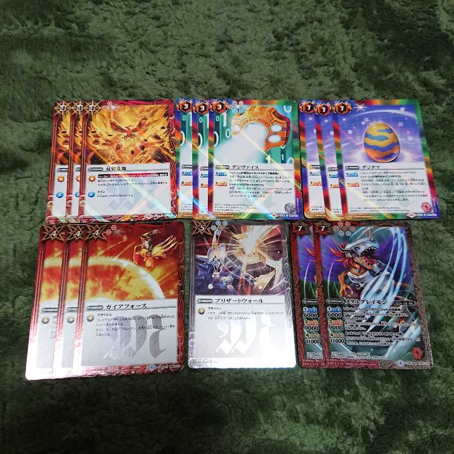 バトスピ デジモン オメガモン アグモン ガブモン