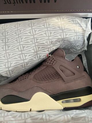 A Ma Ma Ma Niel x Nike Air Jordan 4 "Violet Ole" Violet Ole/Medium Ash/Black/Muslin DV6773-220 27cm