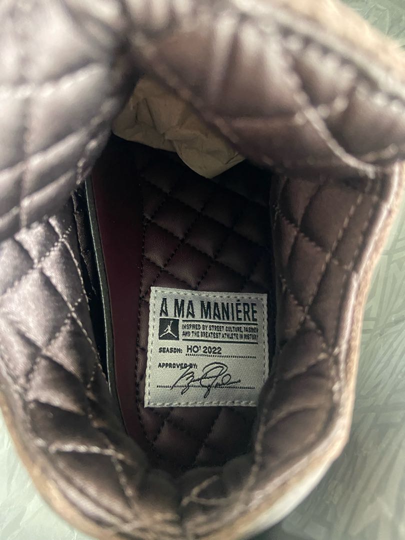 A Ma Ma Ma Niel x Nike Air Jordan 4 "Violet Ole" Violet Ole/Medium Ash/Black/Muslin DV6773-220 27cm