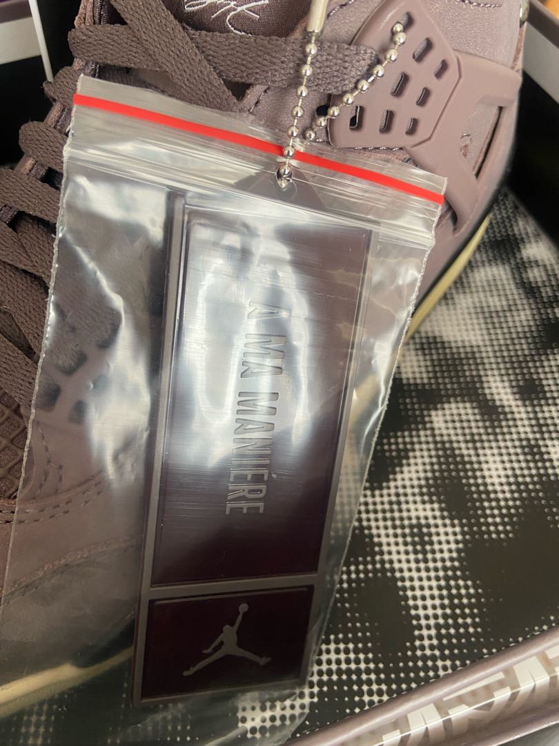 A Ma Ma Ma Niel x Nike Air Jordan 4 "Violet Ole" Violet Ole/Medium Ash/Black/Muslin DV6773-220 27cm