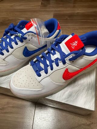 27.5cm/ナイキ ダンク ロー "イヤーオブザラビット" ホワイト/クリムゾン/バーシティロイヤル FD4203-161/ 27.5cm