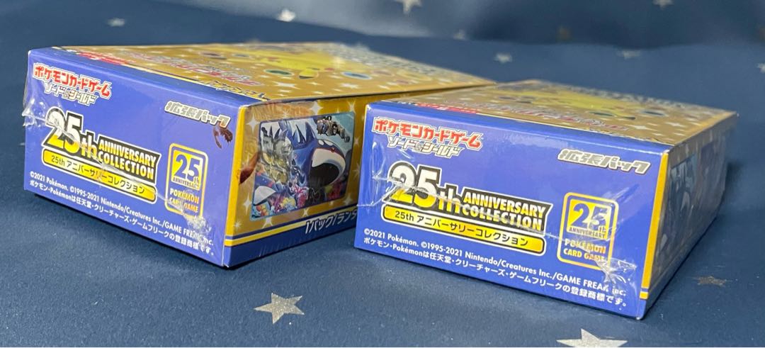 ポケカ　25thアニバーサリーコレクション2BOX　プロモ8パック未開封