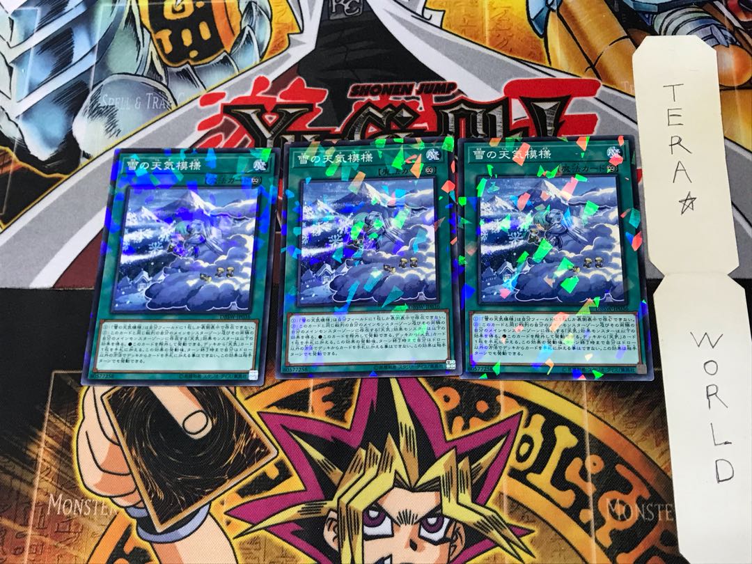 The Weather Snowy Canvas DBSW 4 Normal Parallel Set of 3 Tera