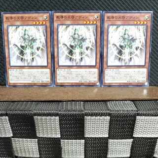 【ぽぽたん】遊戯王  #1296  教導の天啓アディン  ノーマル3枚