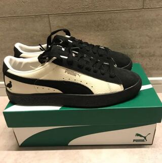 Staple x Atmos x Puma Suede "Claw & Pidgeotto" Beige/Black/Smoke Pink 390478-01 26cm