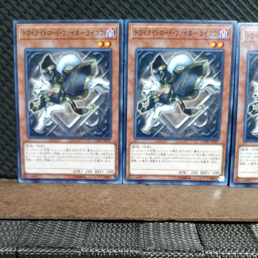 【ぽぽたん】遊戯王 8022 トワイライトロード・ファイター ライコウ ノーマル 3枚