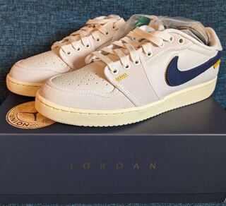Union x Nike Air Jordan 1 Low KO "Sail Leather" Sail/Muslin/Slate Warrior Rural Grey DZ4864-100 26cm