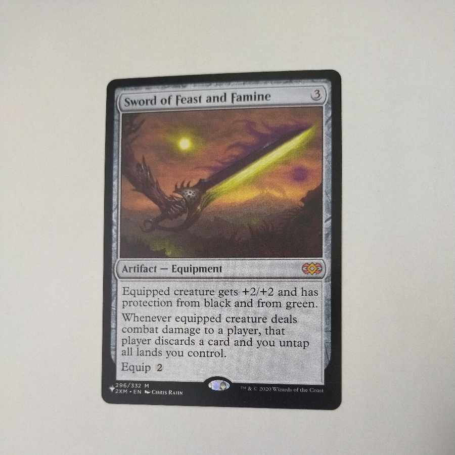 MTG Sword of Feast and Famine