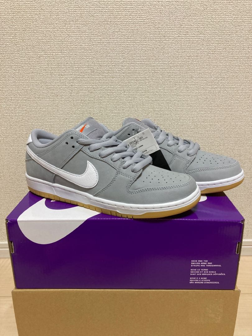 Nike SB Dunk Low Orange Rae Bianca "Gray Gum" Wolf Grey/HoWight/Gum DV5464-001 28.5cm