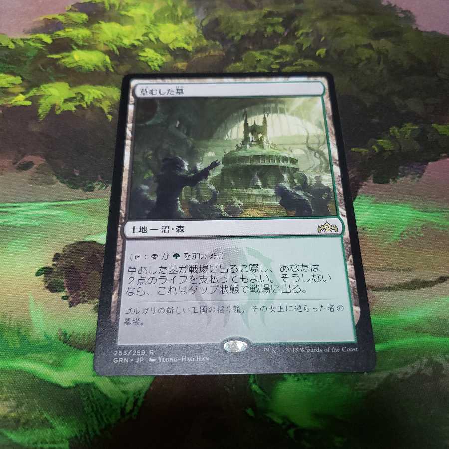 草むした墓【日本語】【GRN】