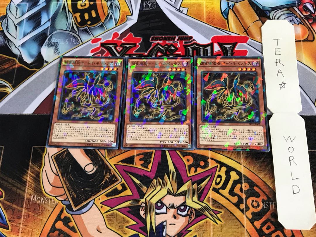 捕食植物モーレイ・ネぺンテス SPFE 3 ノーマルパラレル 3枚セット てら