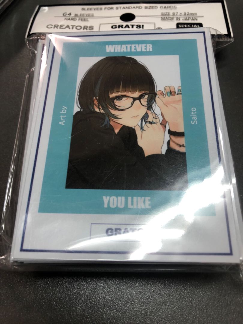 新品64枚入　GRATS！グラッツ カードスリーブ クリエイターズ サイトー グラッツ