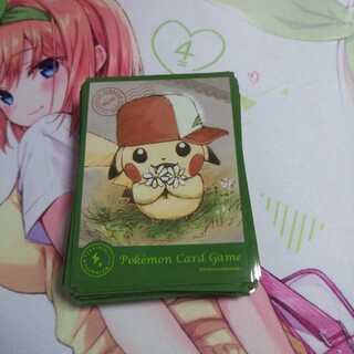 ポケモンデッキシールド【ぼうしをかぶったピカチュウ②】中古63枚