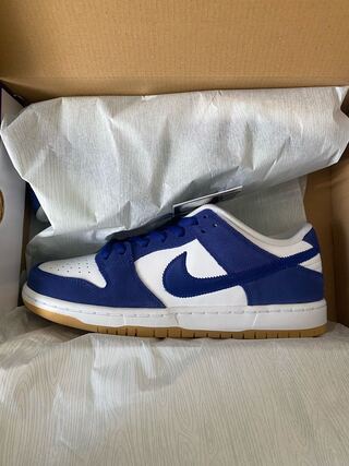 Nike SB Dunk Low "Los Angeles Dodgers" Deep Royal Snubbull/HoWight Sports Red Gum Light Brown DO9395-400 27.5cm