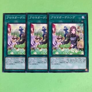 アロマガーデニング ×3【 遊戯王 ・プレイ用】ノーマル