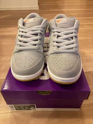 Nike SB Dunk Low Orange Rae Bianca "Gray Gum" Wolf Grey/HoWight/Gum DV5464-001 28cm