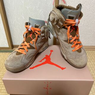 Travis Scott × Nike Air Jordan 6 "British Khaki" 27.5cm