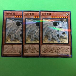 白き霊龍 ×3【 遊戯王 ・プレイ用】パラレル