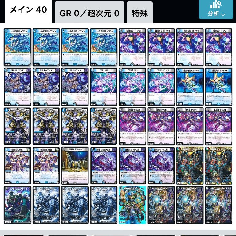 青黒ジョルジュ　青黒DOOM  GR超次元なし