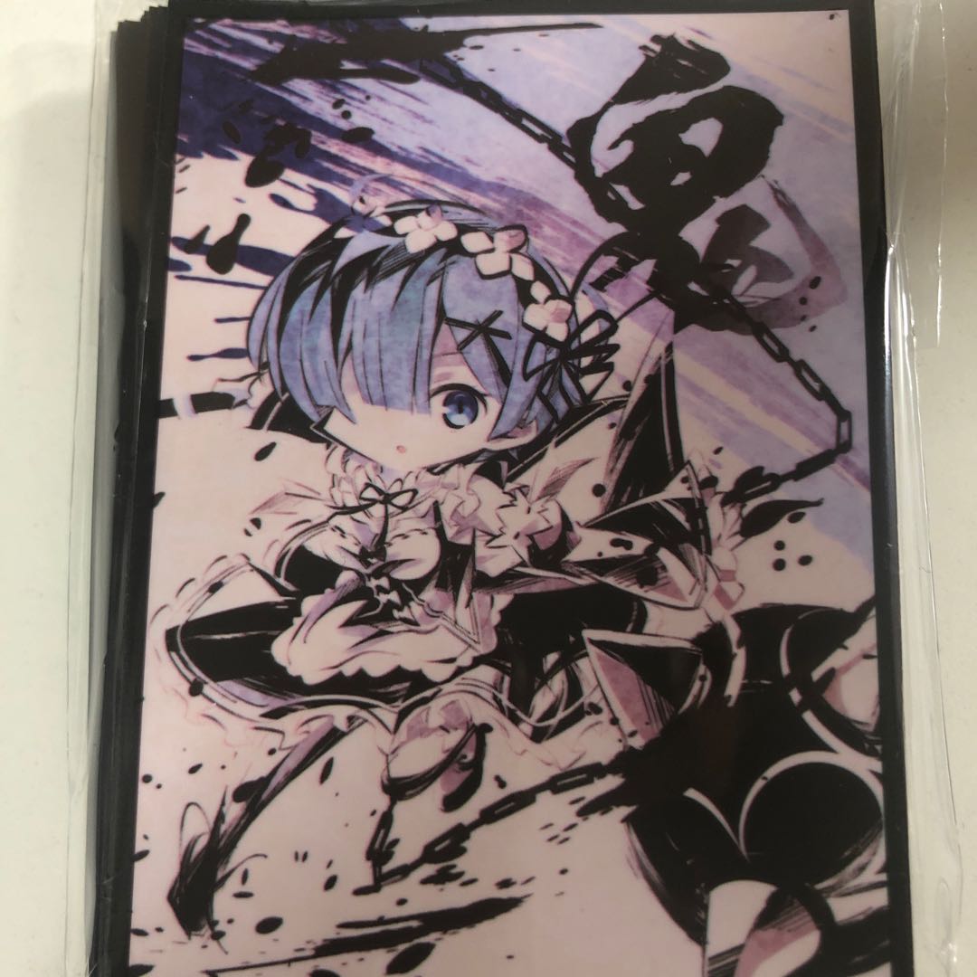 鬼スリーブ  レム リゼロ  墨絵