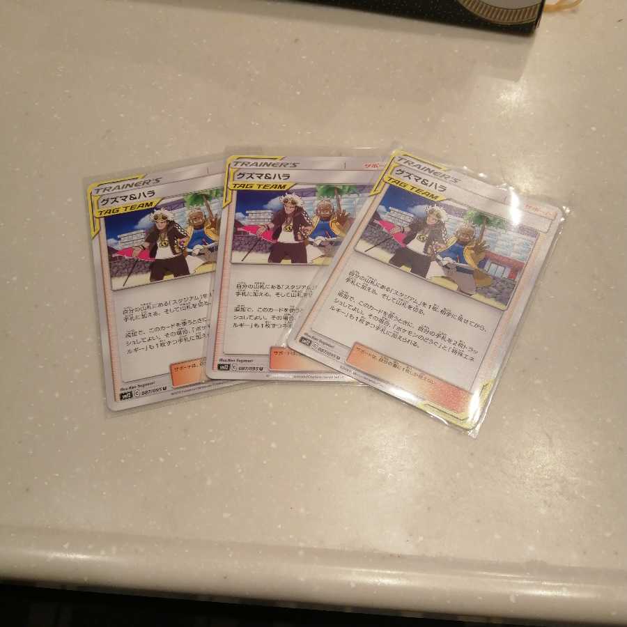 グズマ&ハラ　一枚折れあり