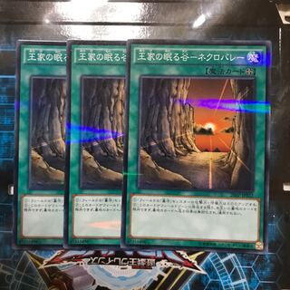 遊戯王　王家の眠る谷-ネクロバレー- ノーパラ　3枚