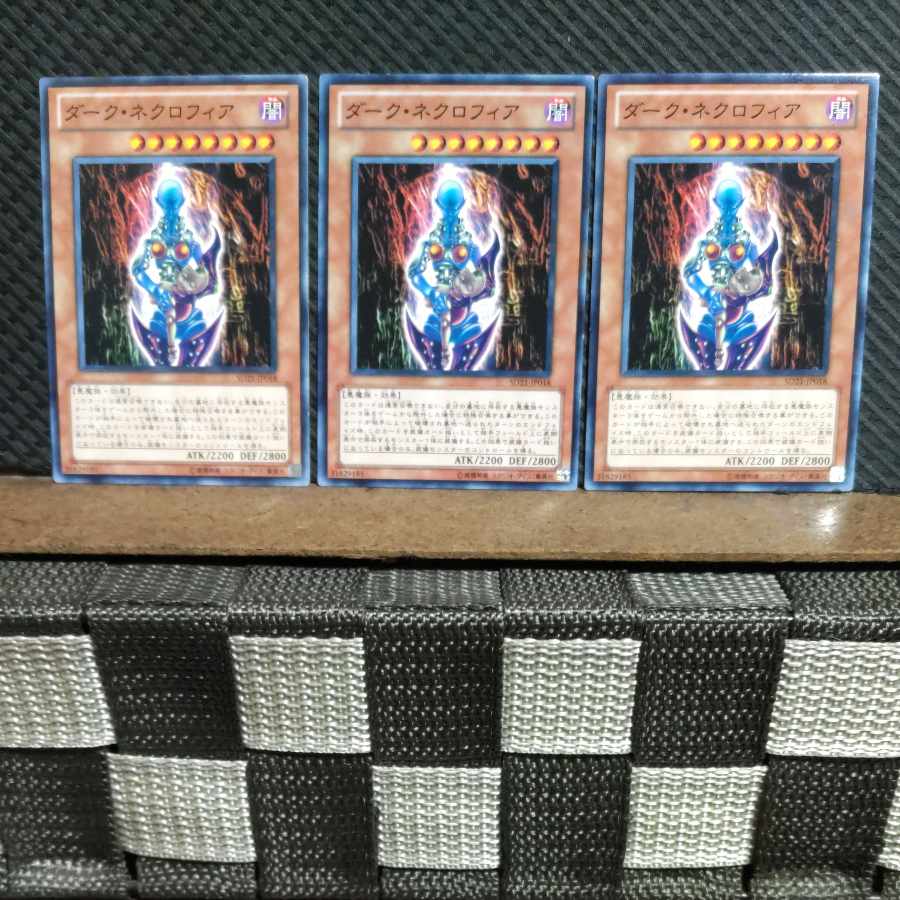 【ぽぽたん】遊戯王  #1362  ダーク・ネクロフィア  ノーマル  3枚
