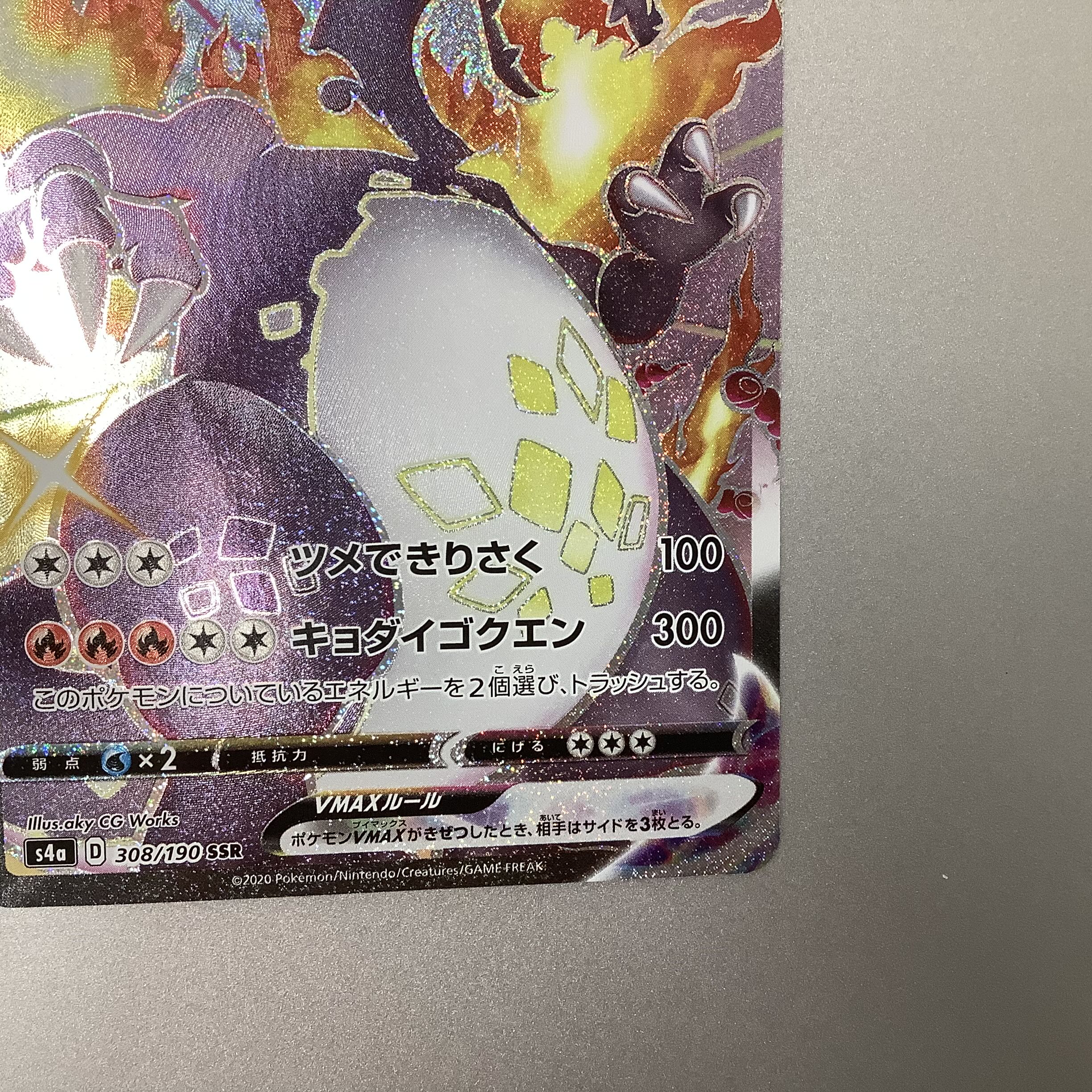 (美品)リザードンVMAX 308/190 SSR