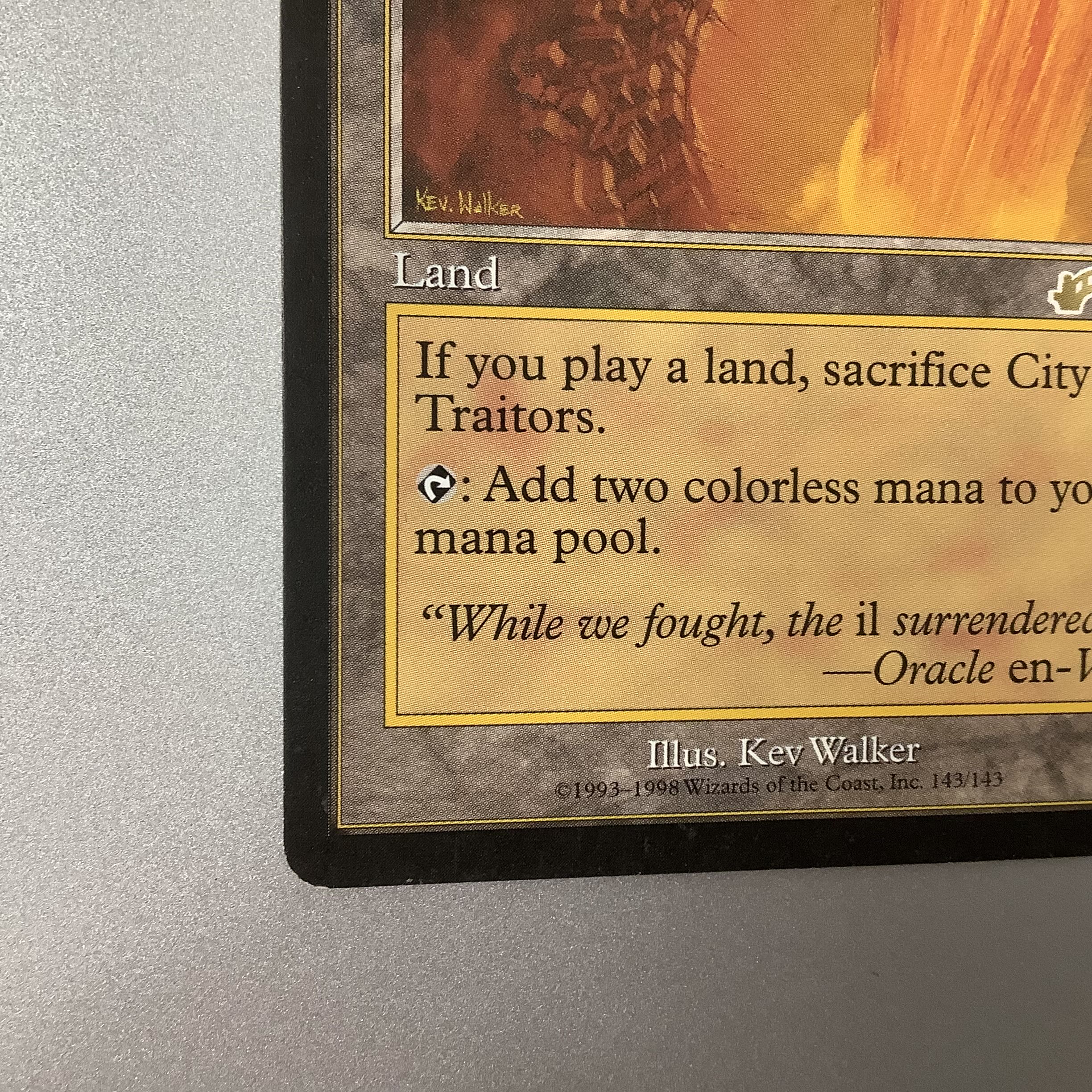 （微キズ）裏切り者の都/City of Traitors EXO