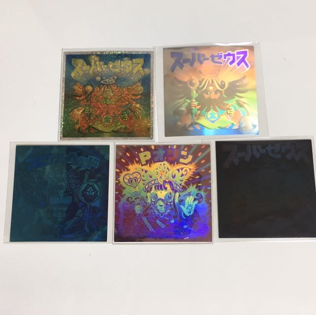 【美品】ホロ&プリズムシール 5枚セット