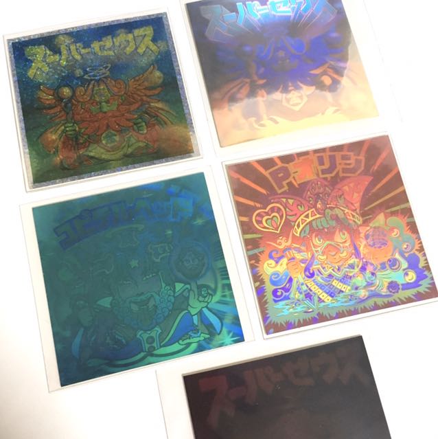 【美品】ホロ&プリズムシール 5枚セット