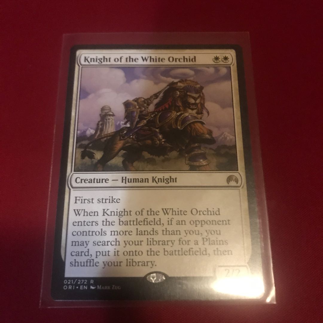 mtg Knight of the White Orchid