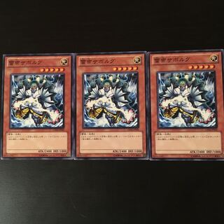 雷帝 ザボルグ 3枚 3枚