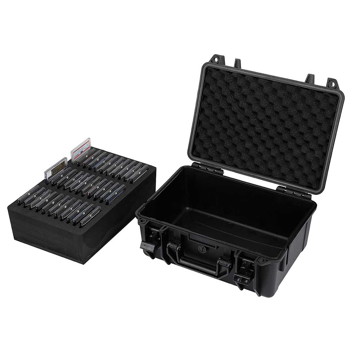 God of Toys] Card Bank Hardness WP Waterproof Case IP68 Magnetic Loader PSA BGS Holds 33 cards Waterproof Waterproof Dustproof 36.1 x 28.9 x 16.5 cm