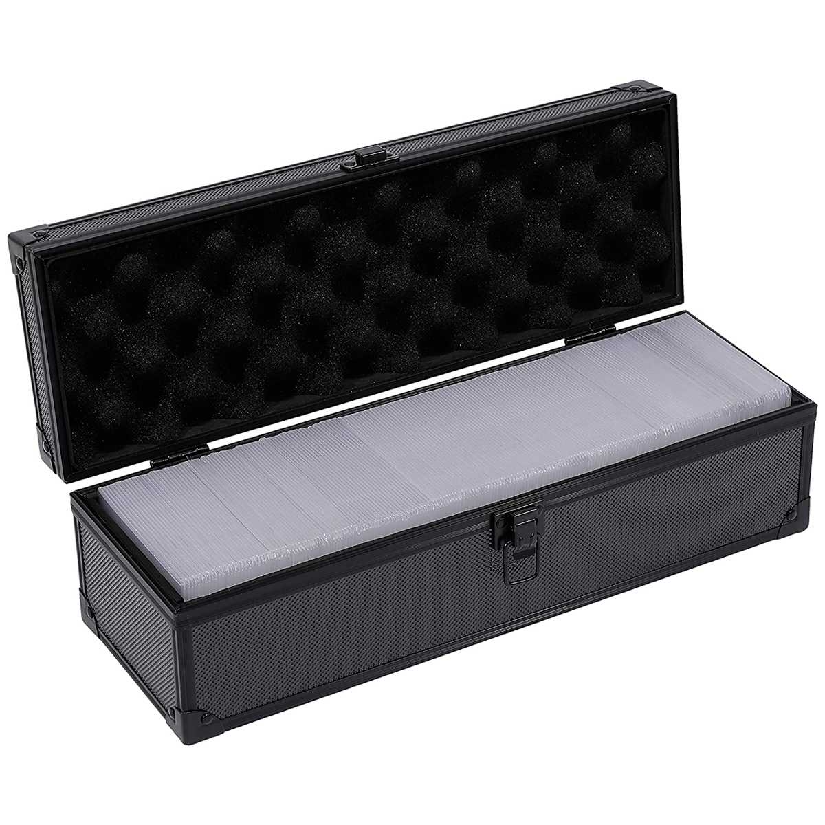 [God of Toys] Top loader case Holds 200 top/sideroaders Includes 2 fixed sponges 37.5 x 12.2 x 11.5 cm