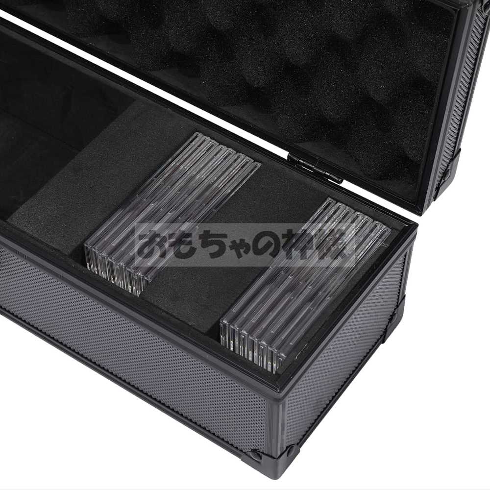 [God of Toys] Top loader case Holds 200 top/sideroaders Includes 2 fixed sponges 37.5 x 12.2 x 11.5 cm