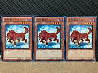 【ぽぽたん】遊戯王 973 極星獣ガルム 3枚 ノーマル