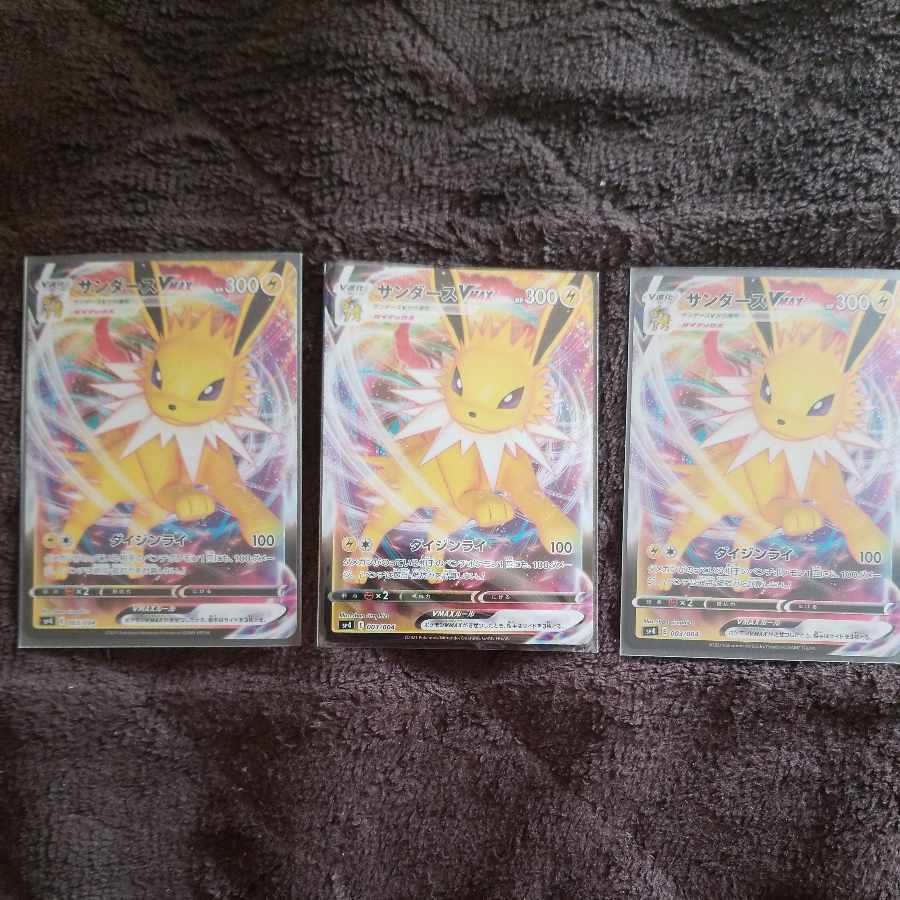 サンダースVMAX 003/004 3枚　おまけ付き