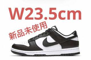 ナイキ ウィメンズ ダンク ロー "ホワイト/ブラック" パンダダンク　23.5 23.5cm